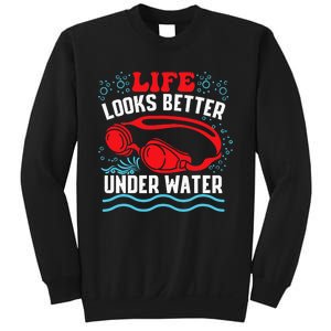 Funny Swimming Swimmer Swim Team Pool Sweatshirt