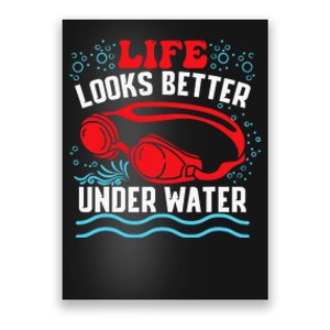 Funny Swimming Swimmer Swim Team Pool Poster