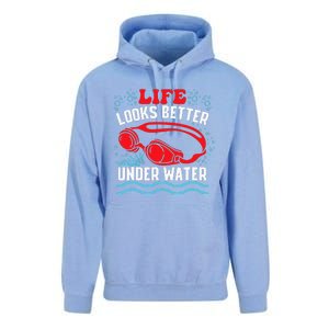 Funny Swimming Swimmer Swim Team Pool Unisex Surf Hoodie