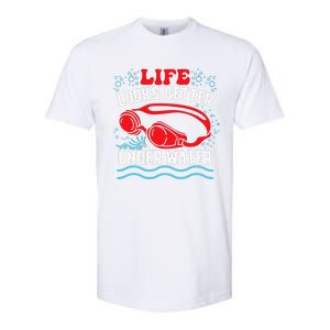 Funny Swimming Swimmer Swim Team Pool Softstyle CVC T-Shirt