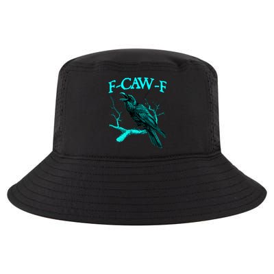 Funny Sarcastic Sarcasm Black Crow, F-Caw-F Black Bird Cool Comfort Performance Bucket Hat