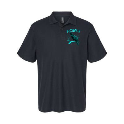 Funny Sarcastic Sarcasm Black Crow, F-Caw-F Black Bird Polo