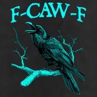 Funny Sarcastic Sarcasm Black Crow, F-Caw-F Black Bird Golf Towel