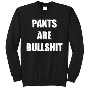 Funny Sarcastic Scottish Kilt And Tartan Fashion Attire Tall Sweatshirt