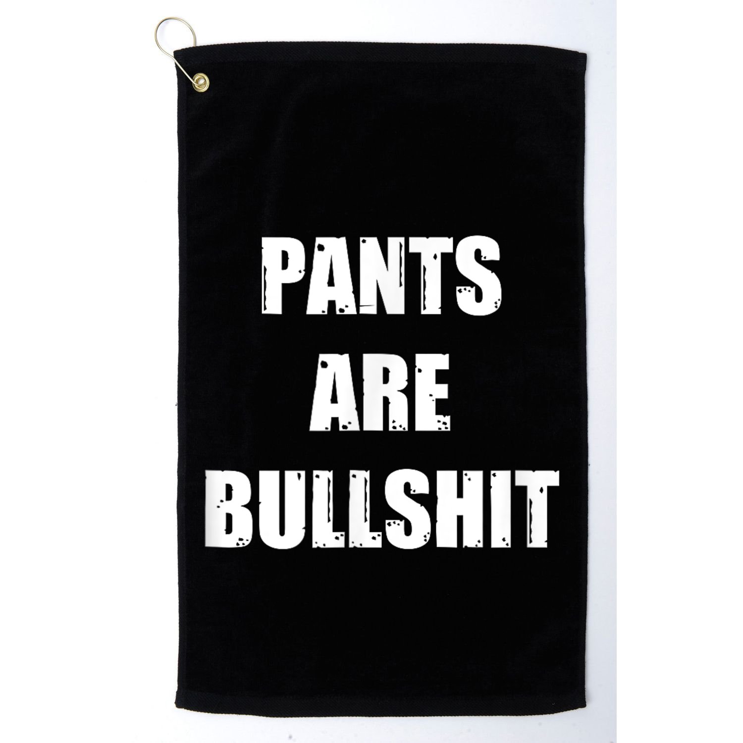 Funny Sarcastic Scottish Kilt And Tartan Fashion Attire Golf Towel