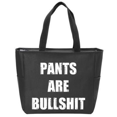 Funny Sarcastic Scottish Kilt And Tartan Fashion Attire Zip Tote Bag