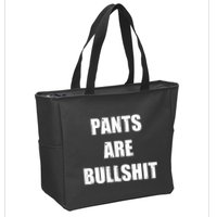 Funny Sarcastic Scottish Kilt And Tartan Fashion Attire Zip Tote Bag