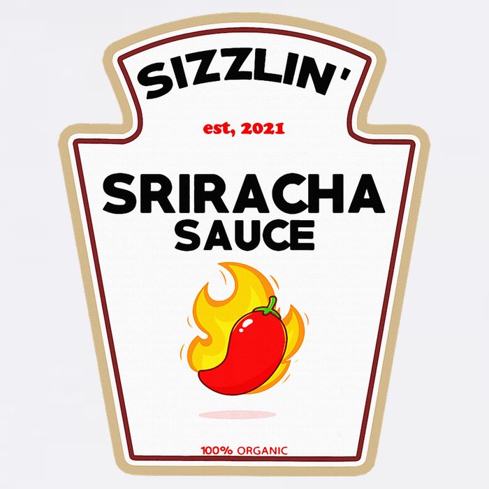 Funny S.R.I.R.A.C.H.A Sauce Diy Halloween Costume Group Condiments Button
