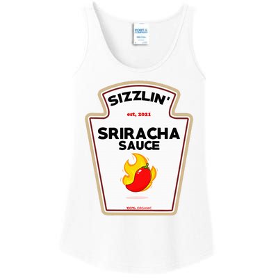 Funny S.R.I.R.A.C.H.A Sauce Diy Halloween Costume Group Condiments Ladies Essential Tank