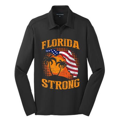 Florida Strong Support Apparel Silk Touch Performance Long Sleeve Polo