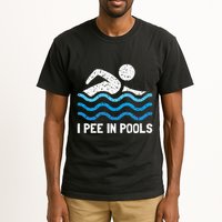 Funny Swimmer Swimming I Pee In Pools Tall T-Shirt