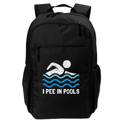Funny Swimmer Swimming I Pee In Pools Backpack