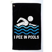 Funny Swimmer Swimming I Pee In Pools Golf Towel