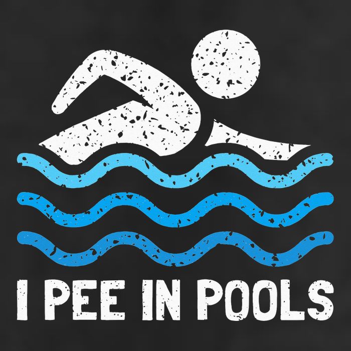 Funny Swimmer Swimming I Pee In Pools Golf Towel