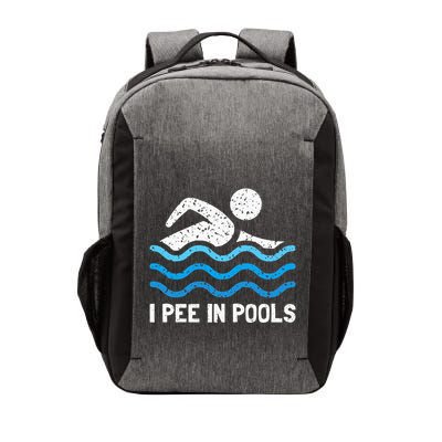 Funny Swimmer Swimming I Pee In Pools Vector Backpack