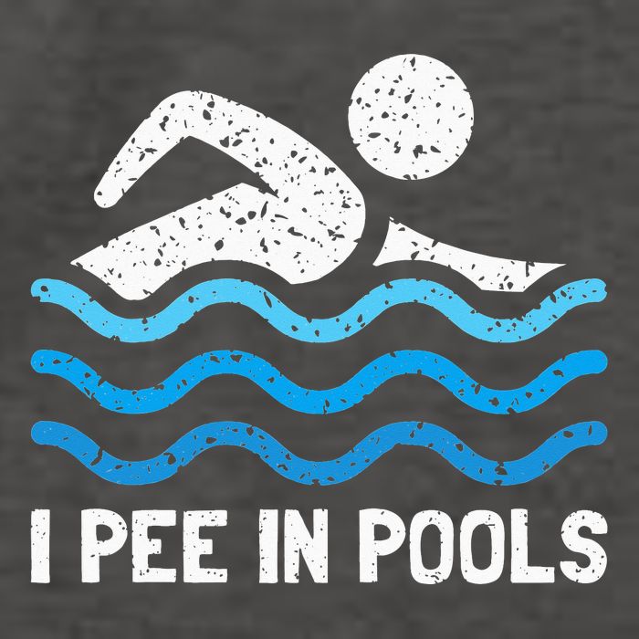 Funny Swimmer Swimming I Pee In Pools Vector Backpack