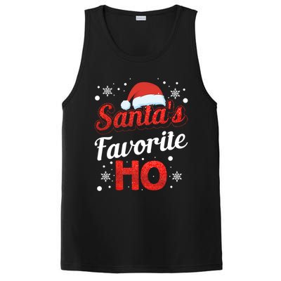 Funny Santa SantaS Favorite Ho Matching Couple Christmas Great Gift PosiCharge Competitor Tank