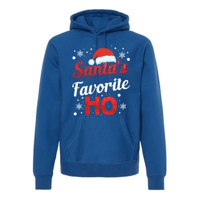 Funny Santa SantaS Favorite Ho Matching Couple Christmas Great Gift Premium Hoodie