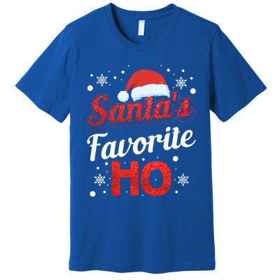 Funny Santa SantaS Favorite Ho Matching Couple Christmas Great Gift Premium T-Shirt