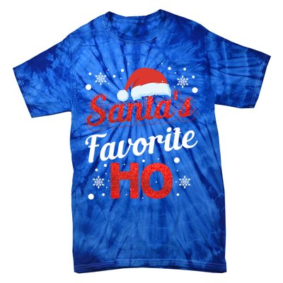 Funny Santa SantaS Favorite Ho Matching Couple Christmas Great Gift Tie-Dye T-Shirt