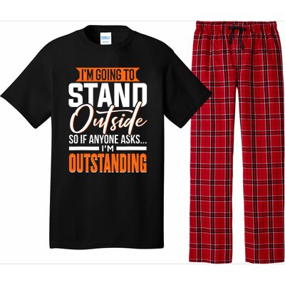 Funny Sarcastic Saying Im Outstanding Sarcasm Pajama Set