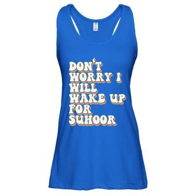 Funny Suhoor Saying Iftar Fasting Ramadan Kareem Eid Islamic Cool Gift Ladies Essential Flowy Tank