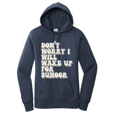 Funny Suhoor Saying Iftar Fasting Ramadan Kareem Eid Islamic Cool Gift Women's Pullover Hoodie