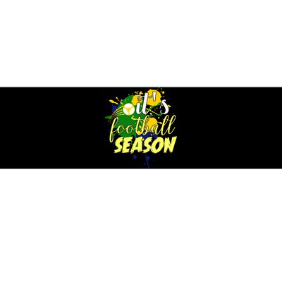 Football Season Splash Art Bumper Sticker