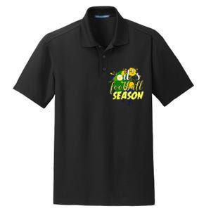 Football Season Splash Art Dry Zone Grid Polo