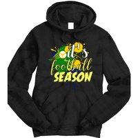 Football Season Splash Art Tie Dye Hoodie