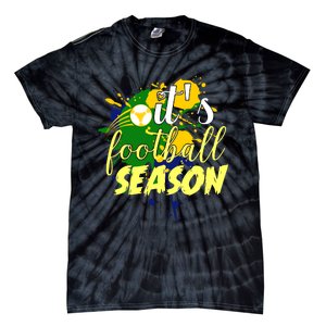 Football Season Splash Art Tie-Dye T-Shirt