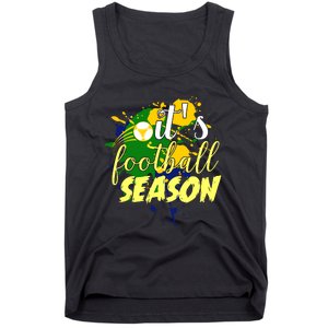 Football Season Splash Art Tank Top