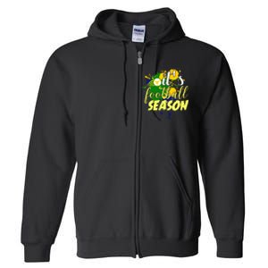 Football Season Splash Art Full Zip Hoodie