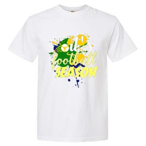 Football Season Splash Art Garment-Dyed Heavyweight T-Shirt