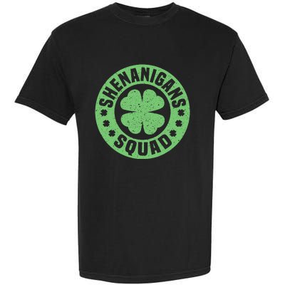 Funny Shenanigans Squad Happy St. Patrick's Day Outfit Garment-Dyed Heavyweight T-Shirt