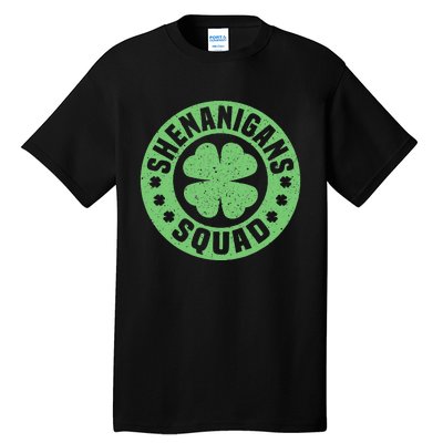 Funny Shenanigans Squad Happy St. Patrick's Day Outfit Tall T-Shirt