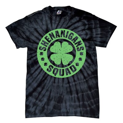 Funny Shenanigans Squad Happy St. Patrick's Day Outfit Tie-Dye T-Shirt