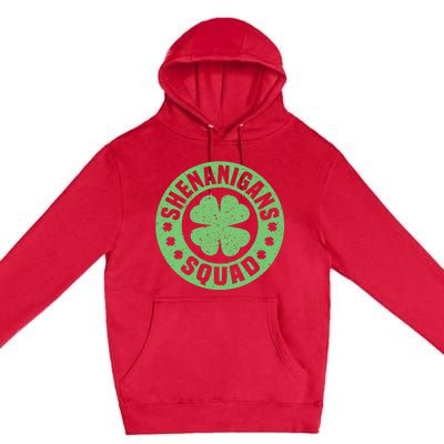 Funny Shenanigans Squad Happy St. Patrick's Day Outfit Premium Pullover Hoodie