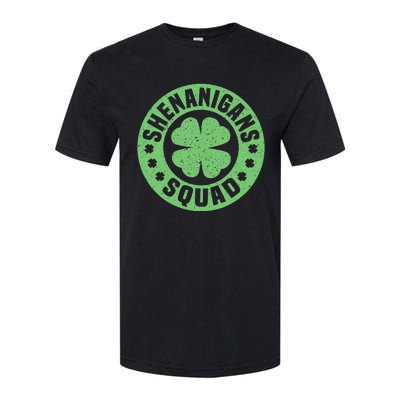 Funny Shenanigans Squad Happy St. Patrick's Day Outfit Softstyle CVC T-Shirt