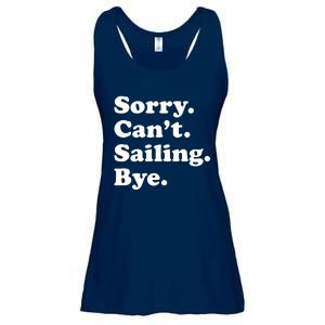 Funny Sailing Sailboat Gift Ladies Essential Flowy Tank