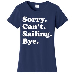 Funny Sailing Sailboat Gift Women's T-Shirt