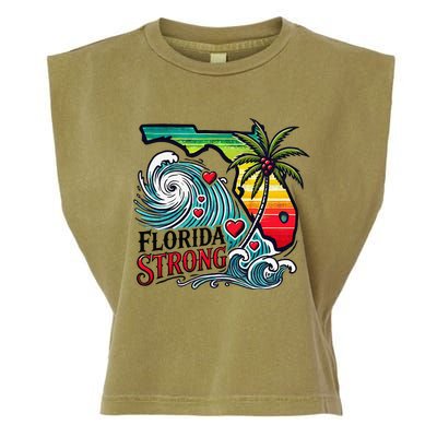 Florida Strong Support Pray For Tampa Bay Strong Community Garment-Dyed Women's Muscle Tee