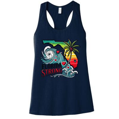 Florida Strong Support Pray For Tampa Bay Strong Community Women's Racerback Tank