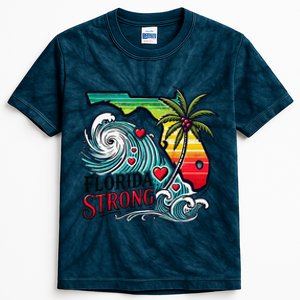 Florida Strong Support Pray For Tampa Bay Strong Community Kids Tie-Dye T-Shirt