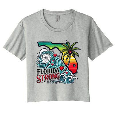 Florida Strong Support Pray For Tampa Bay Strong Community Women's Crop Top Tee