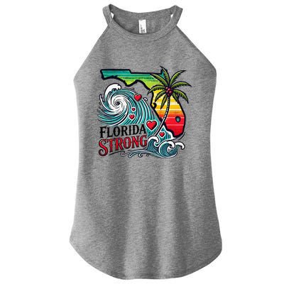 Florida Strong Support Pray For Tampa Bay Strong Community Women's Perfect Tri Rocker Tank