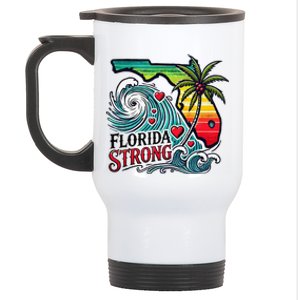 Florida Strong Support Pray For Tampa Bay Strong Community Stainless Steel Travel Mug