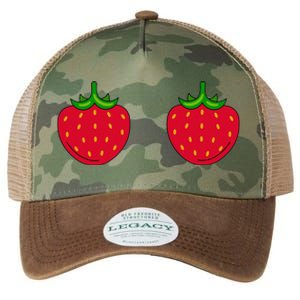 Funny Strawberry Summer Bra For Halloween Fruity Legacy Tie Dye Trucker Hat