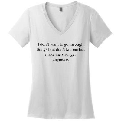 Funny Slogans Sarcastic Sayings Sarcasm Lover Sarcastic Quotes Women's V-Neck T-Shirt