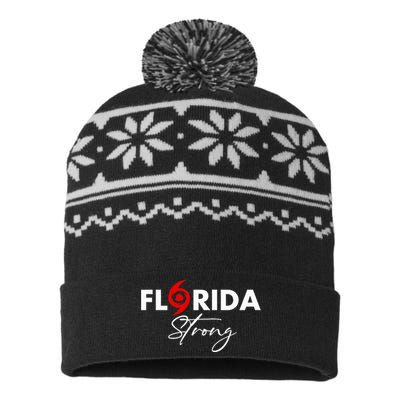 Florida Strong Support Pray For Florida Strong Community USA-Made Snowflake Beanie